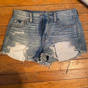 Vintage High Rise Festival Denim Shorts